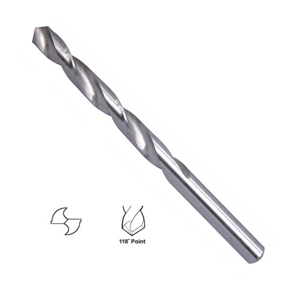 DIN338 twist drill bit, rolled and polished brightDanyang jiaheng